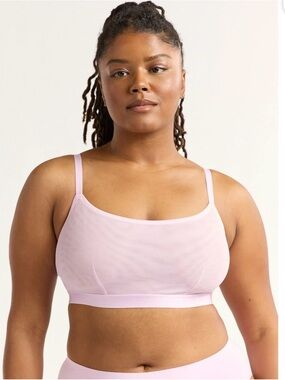 Joyspun Lilac Glaze Adjustable Straps Double Layer Mesh Bralette